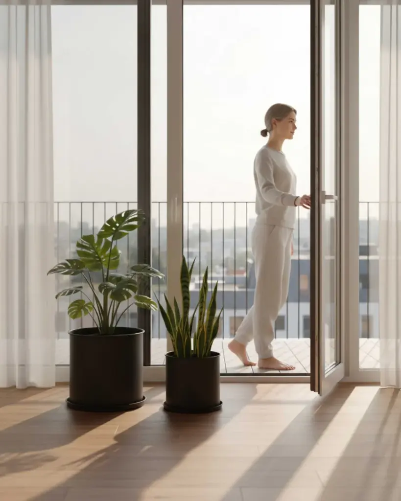 Set 3 ghivece metalice cu farfurie - Anthracite.webp