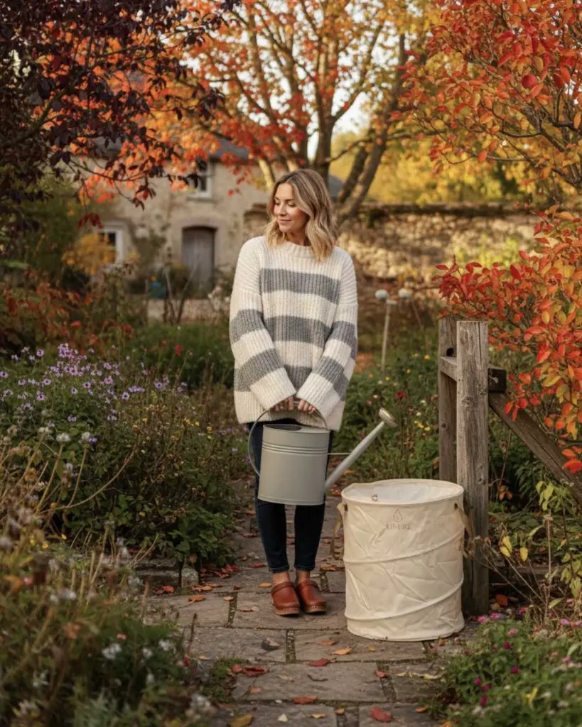 Sac pliabil pentru deseuri- Beige.webp