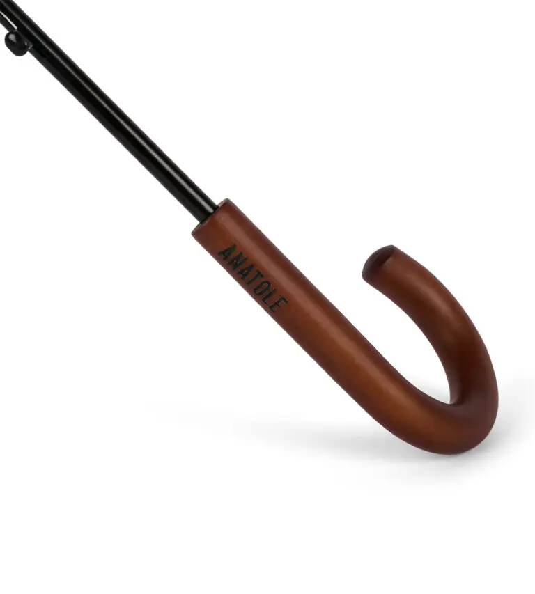 Umbrela NINA Clear dome umbrella - Coral Pink Piping 2.webp