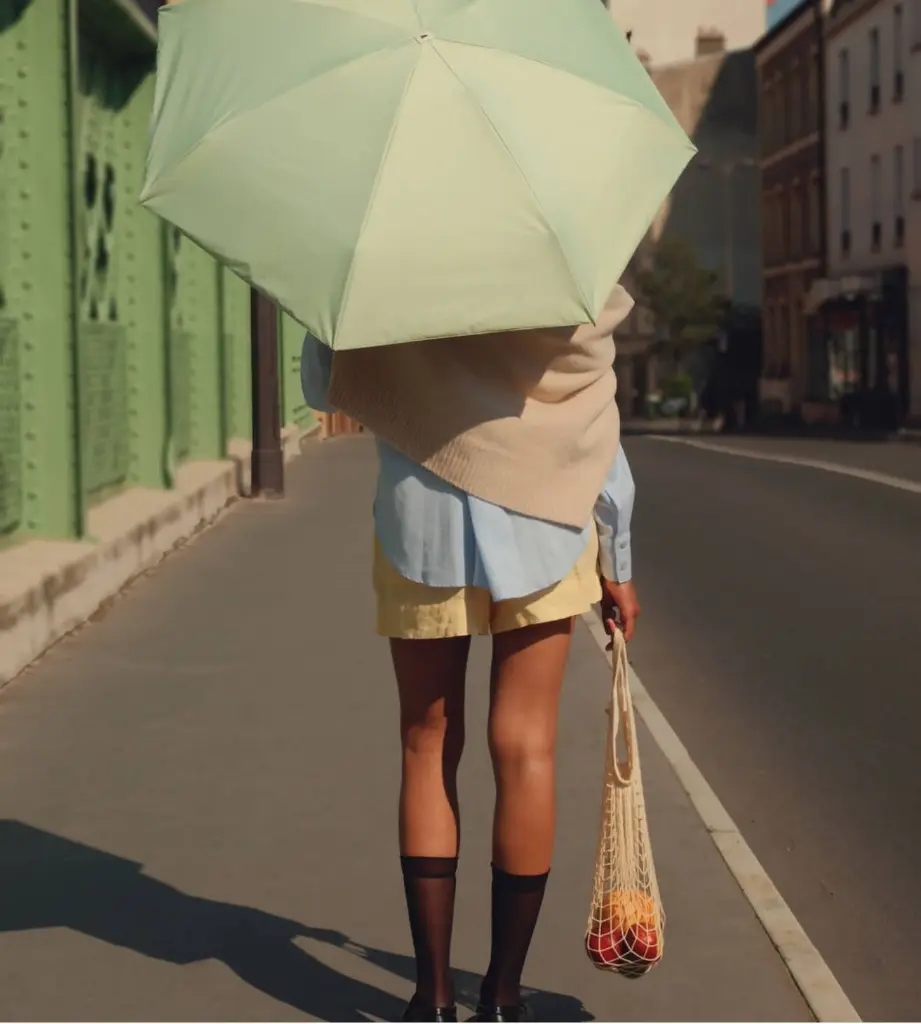 Umbrela ALTAIRA -  UV protection compact umbrella - Sun & Rain - Lagoon Green 2.webp