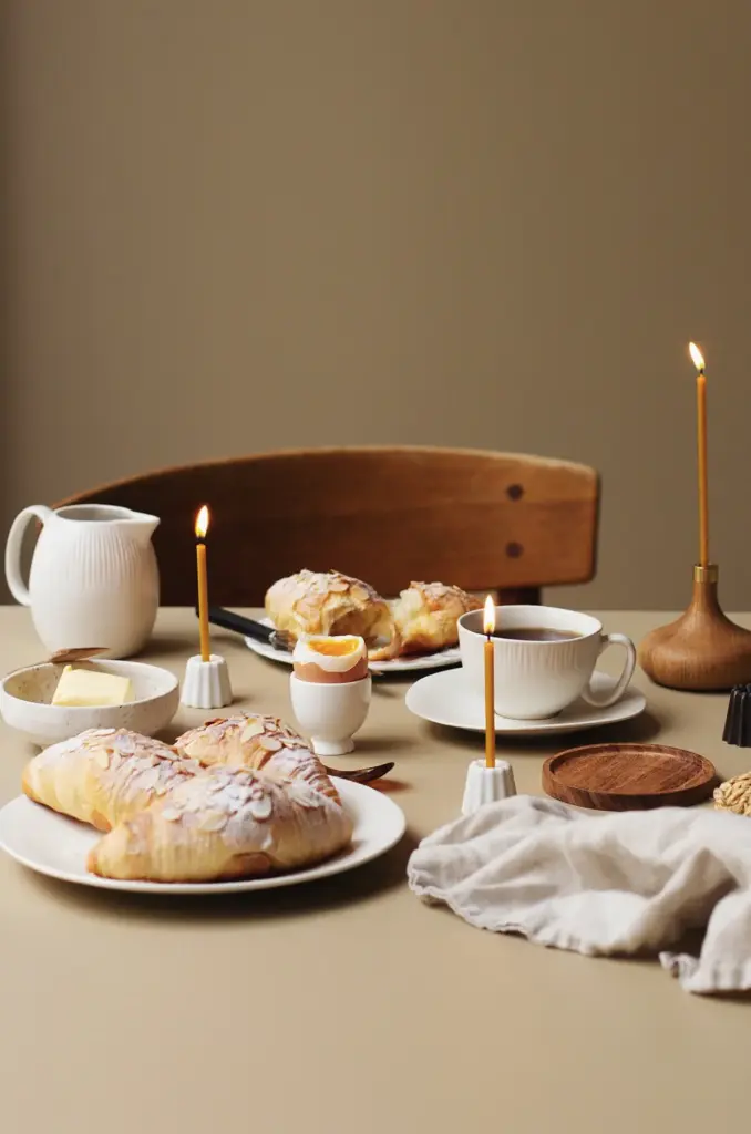 Suport lumanare - Mini Canele Porcelain matte white 3.webp