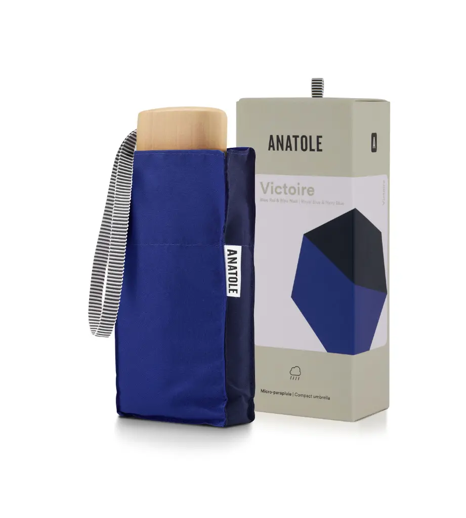 Umbrela VICTOIRE - Two Tone - Royal Blue and Navy.webp