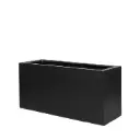 Jardiniera jort S Black D80x30 H40