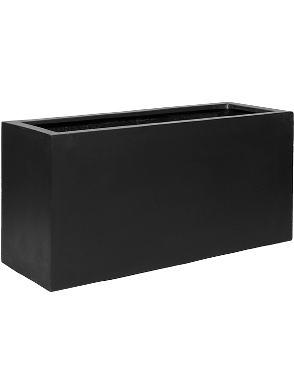 Jardiniera jort M Black D100x40 H50