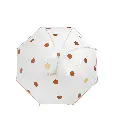 Umbrela copii LAGOA - Caramel and Beige Polka Dots | Anatole
