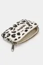 Portofel monede - Lili Leopard Off-white | HINDBAG