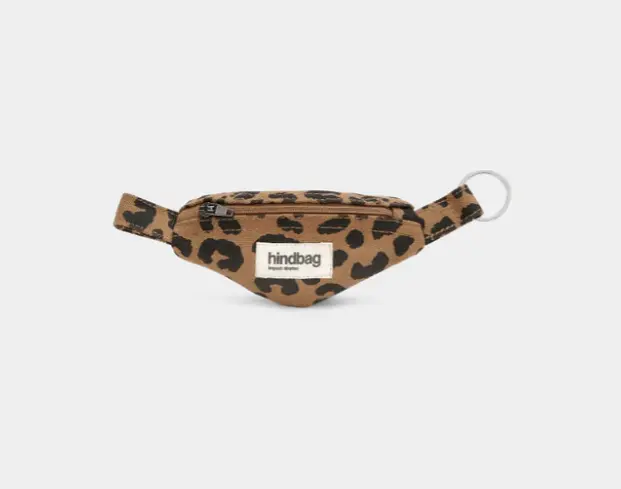 Breloc chei - Côme Leopard Cinnamon | HINDBAG