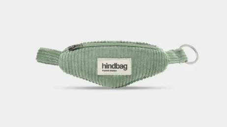Breloc chei -  Côme Mint Green Corduroy | HINDBAG
