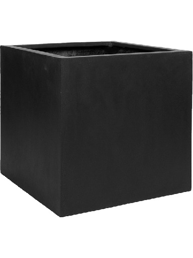 [3104165] Ghiveci cub Block M Black D40 H40X40