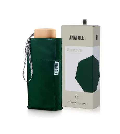 [8100336] Umbrela GUSTAVE -  Compact - Green | Anatole