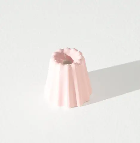 [8100409] Suport lumanare - Mini Canele Porcelain g pink | OVO