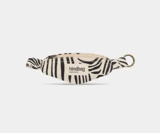 [8100510] Breloc chei - Côme Cream Zebra | HINDBAG